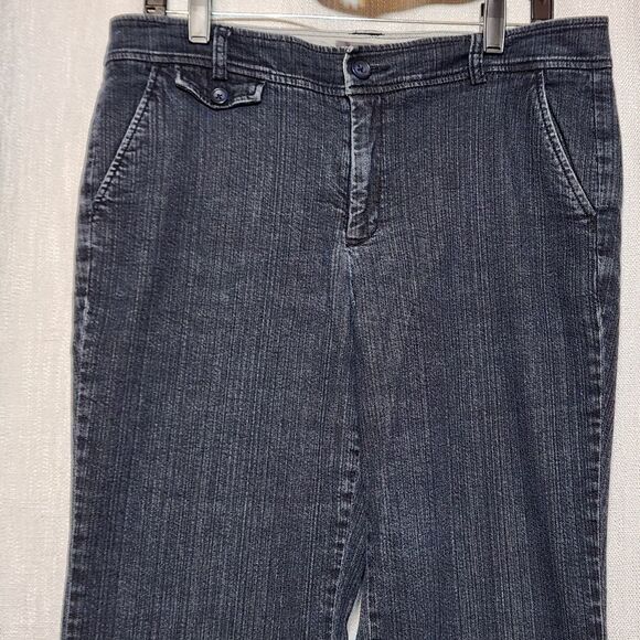 Dockers Collection Denim Jeans Ideal Fit Dark Blue Women's 12 - Picture 4 of 13